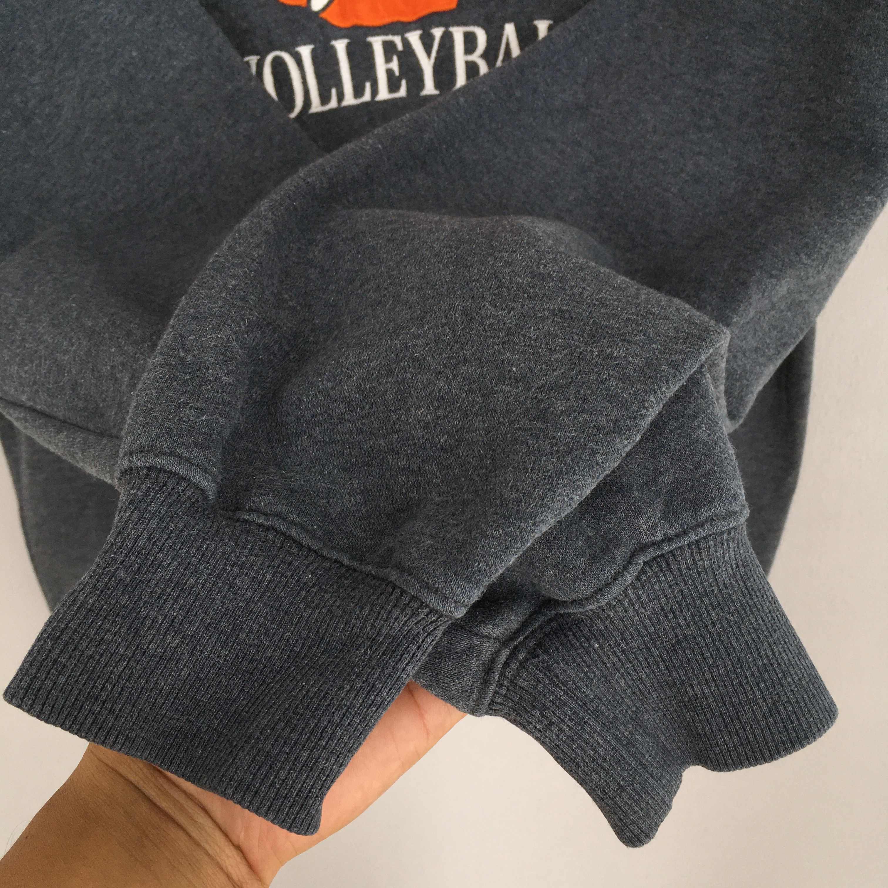 NCAA × Vintage Vintage Emerson College Tigers Volleyball Gray Jumper Small Size US S / EU 44-46 / 1 - 4 Thumbnail