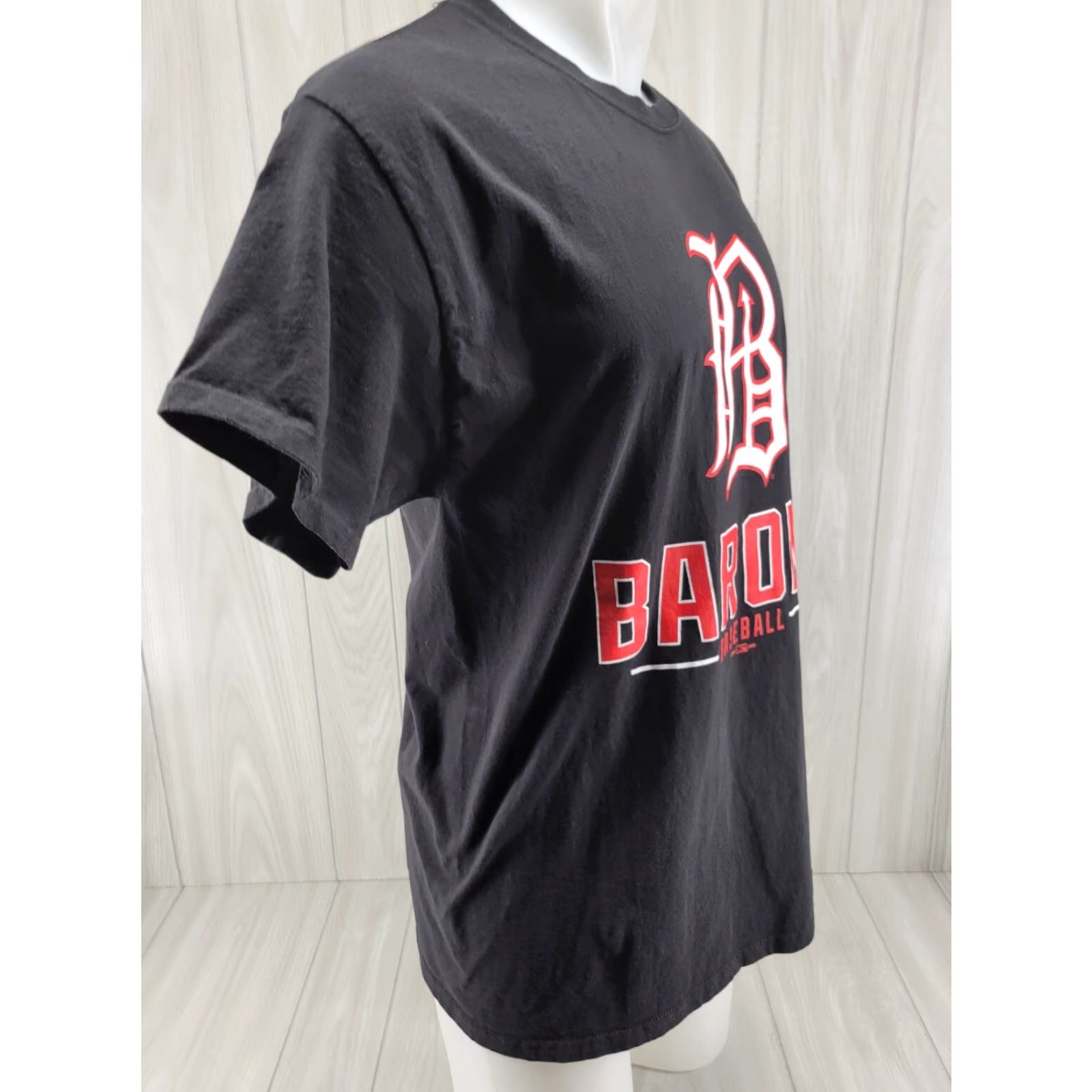 Hanes Hanes T Shirt Men’s Large Black Birmingham Barons Sports Retro Shirt Mens Size L Black Hanes T Shirt Birmingham Barons Retro Sports Shirt Mens L Black Size US L / EU 52-54 / 3 - 4 Thumbnail