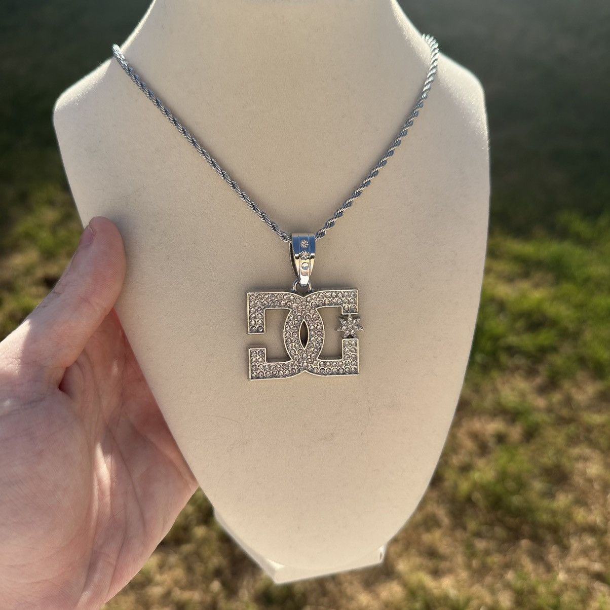 DC Dc necklace 24 inch rope chain Size ONE SIZE - 1 Thumbnail