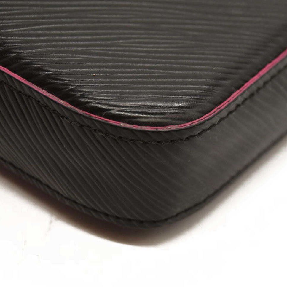 Louis Vuitton Louis Vuitton Epi Pochette Felicie Black Hot Pink Size ONE SIZE - 8 Thumbnail