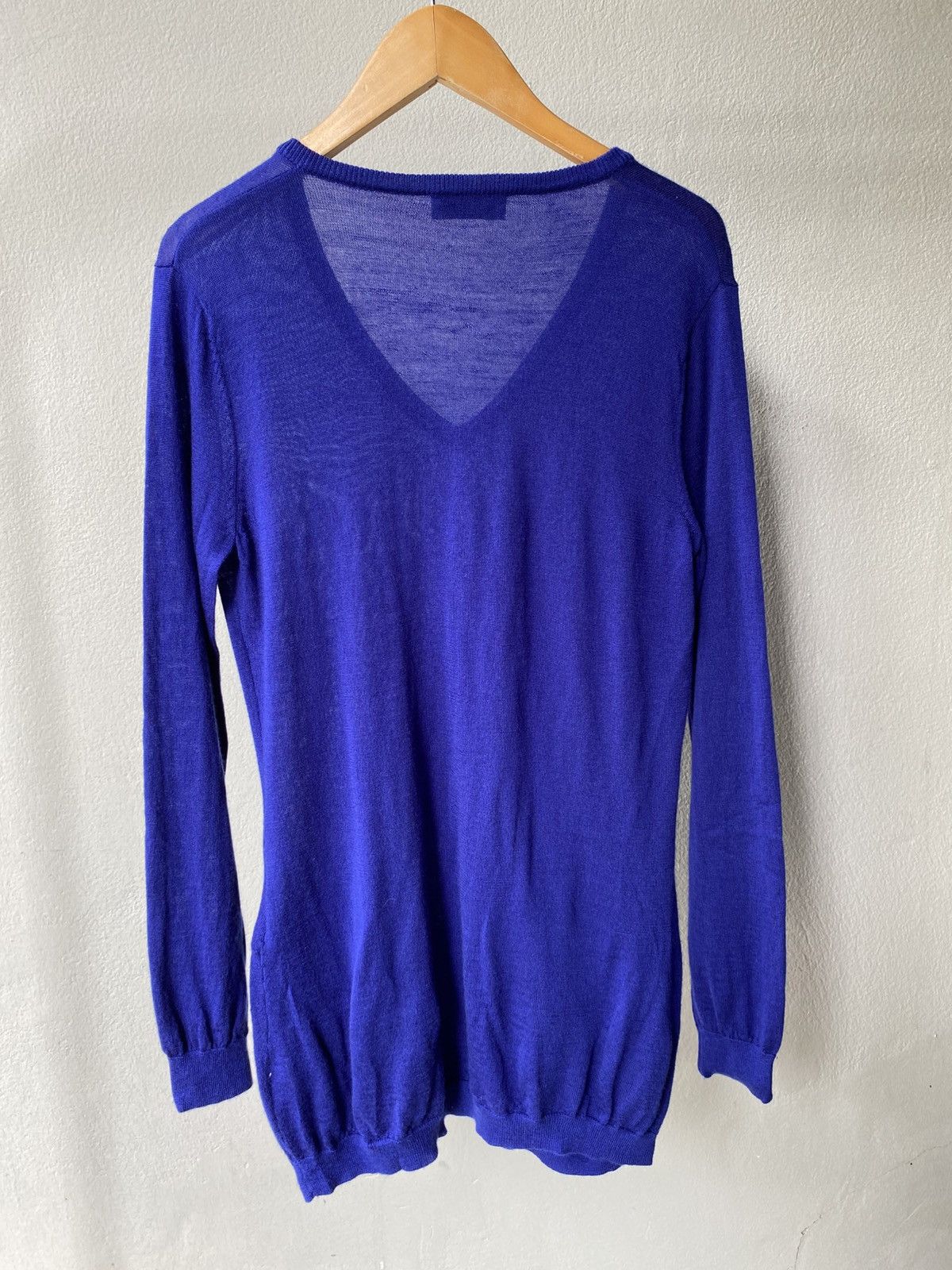 Moschino Moschino Blue Long-Sleeve Knitted dress Size S / US 4 / IT 40 - 9 Thumbnail