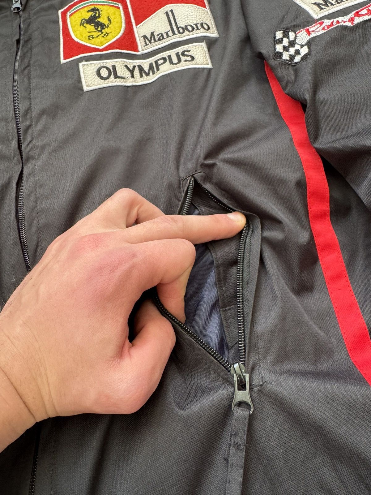 Ferrari Vintage Ferrari Racing Jacket Marlboro Black Size US XL / EU 56 / 4 - 6 Thumbnail