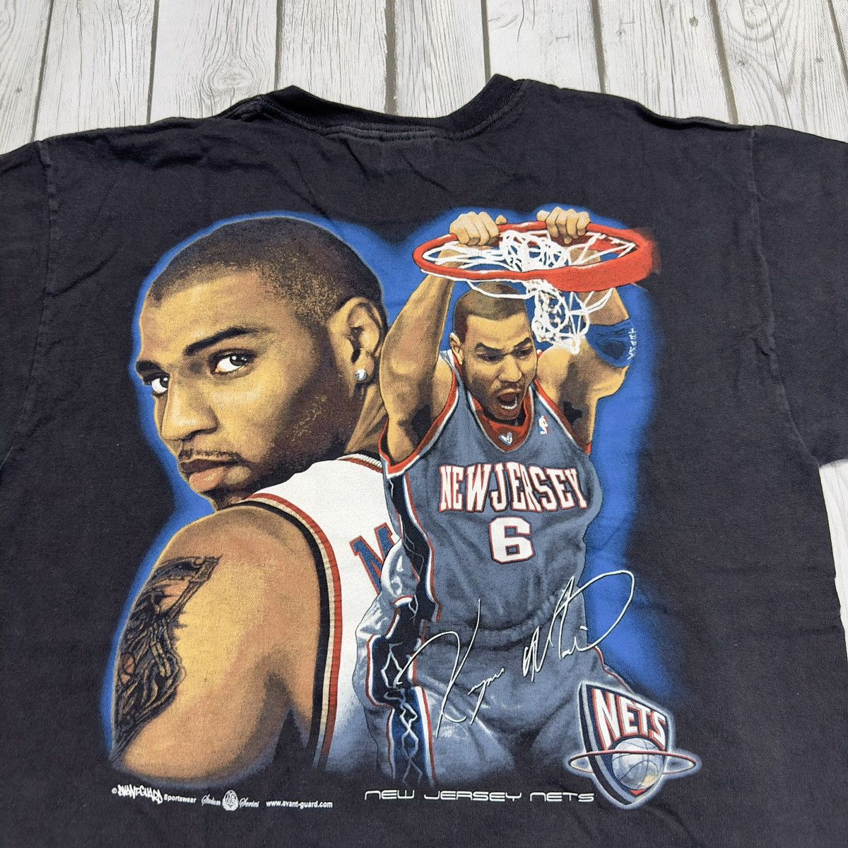 Gildan × NBA × Vintage Vintage Kenyon Martin tee Size US L / EU 52-54 / 3 - 3 Thumbnail