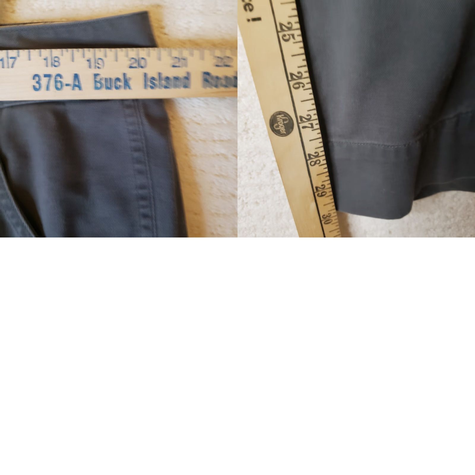 Carhartt Carhartt Womens Pants Regular Steel Gray 100% Cotton 18x30" Rugged Flex Cargo Pocketed WB051 COA Size 40" / US 18 - 10 Thumbnail