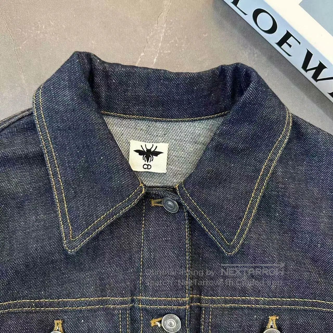 Dior dior cropped denim jacket size 38. Size US M / EU 48-50 / 2 - 3 Thumbnail