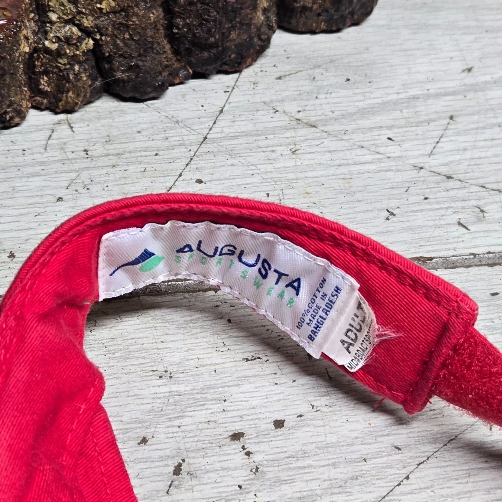 Vintage Lifeguard Hat Visor Cap Adjustable Adult Men Red Beach Summer Canvas Cotton Visor Hat Size ONE SIZE - 5 Thumbnail