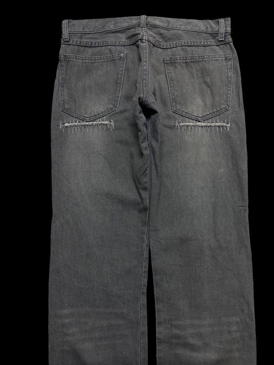 Designer SICK Men's Melrose Mudwash Grunge Distressed Ripped Jeans Size US 30 / EU 46 - 17 Thumbnail
