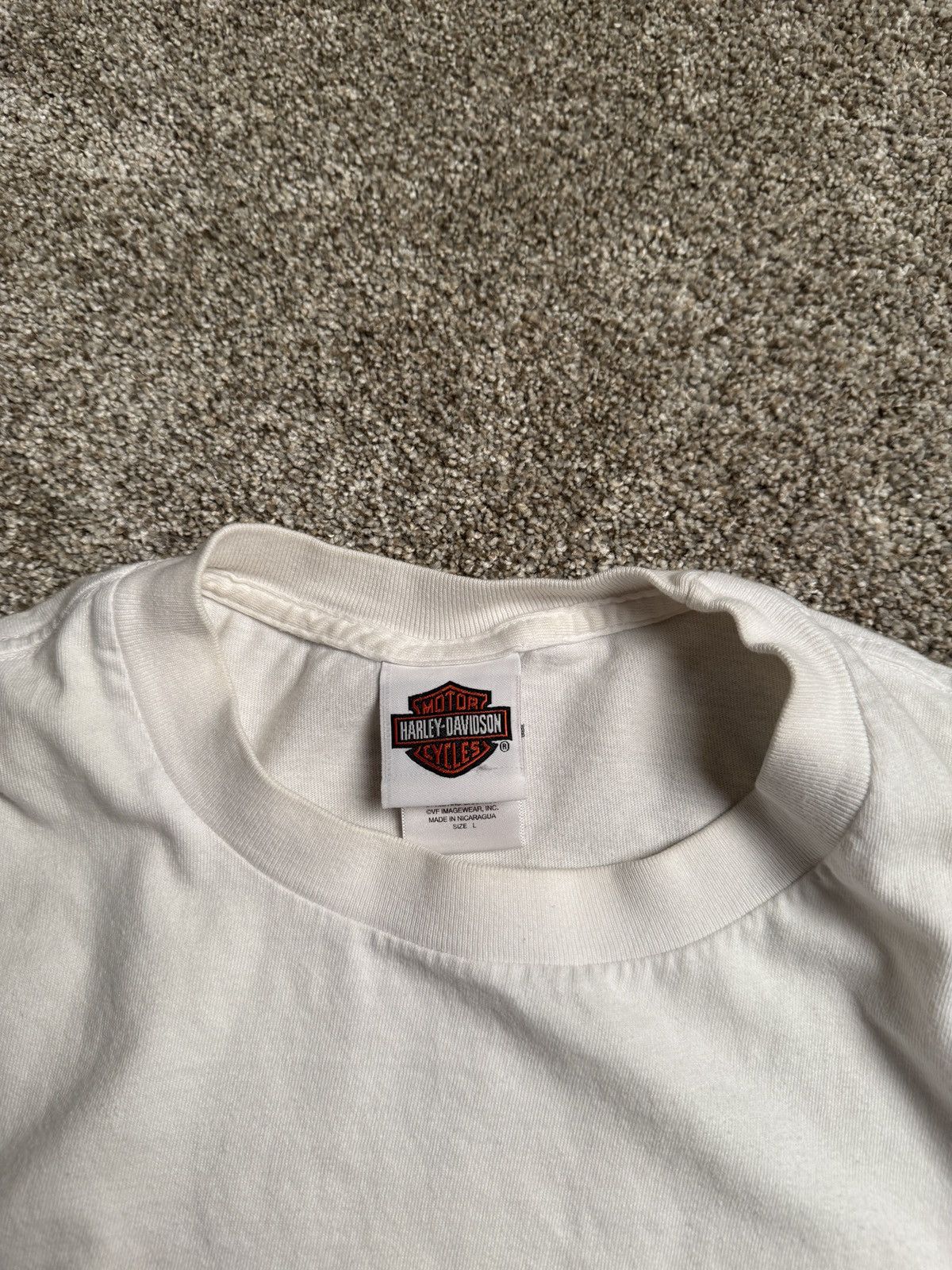 Harley Davidson WHITE HARLEY DAVIDSON “PRIVATEERS” LONG SLEEVE Size US L / EU 52-54 / 3 - 4 Thumbnail
