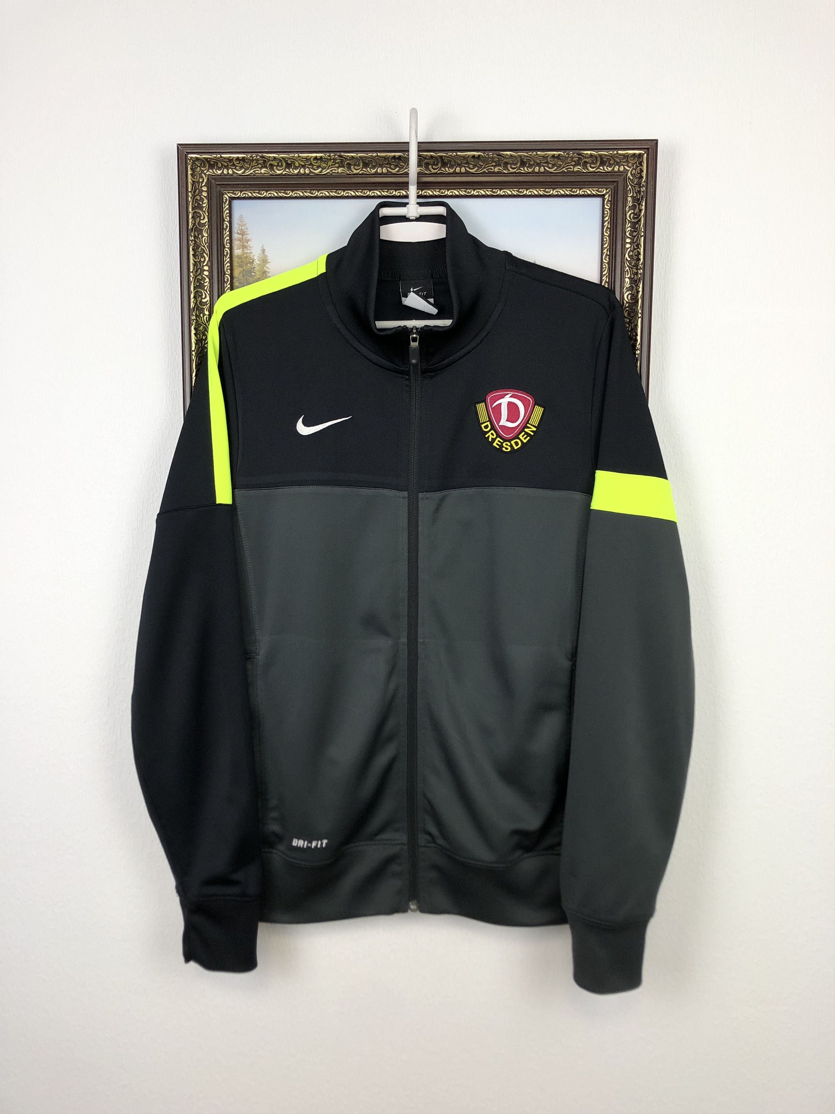 Nike Nike Dynamo Dresden Football Jacket Soccer Track Top Size US S / EU 44-46 / 1 - 1 Thumbnail