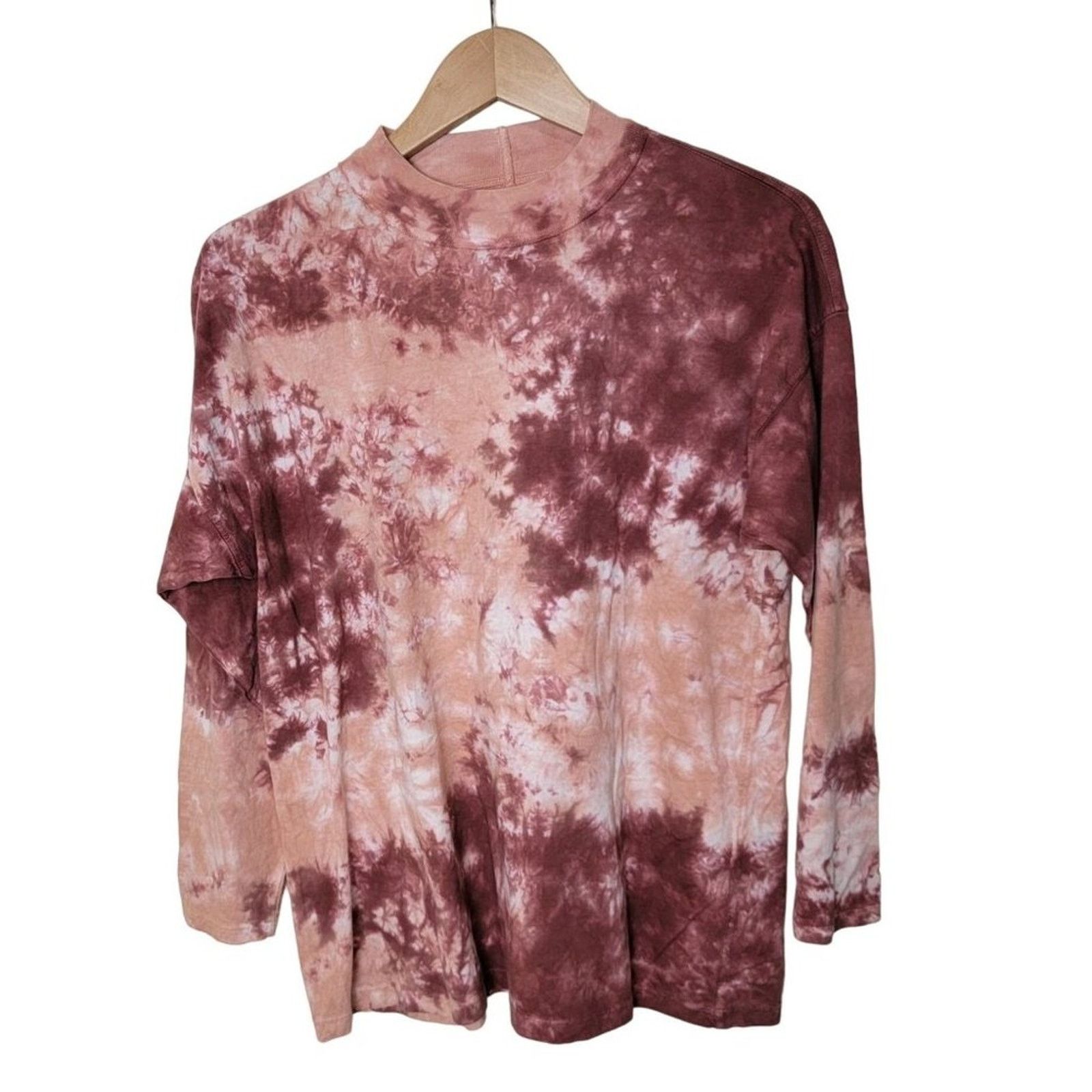 Free People Free People Be Free Womens Tie Dye Long Sleeve Tee Festival Size XS / US 0-2 / IT 36-38 - 10 Thumbnail