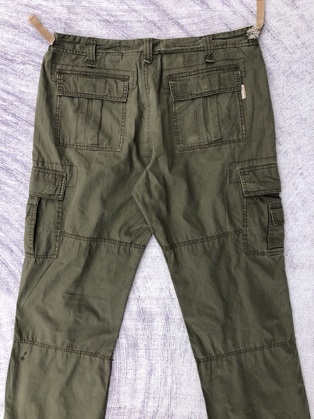 Columbia Columbia Green Cargo Multi-Pocket Tectical Pants Size US 33 - 17 Thumbnail