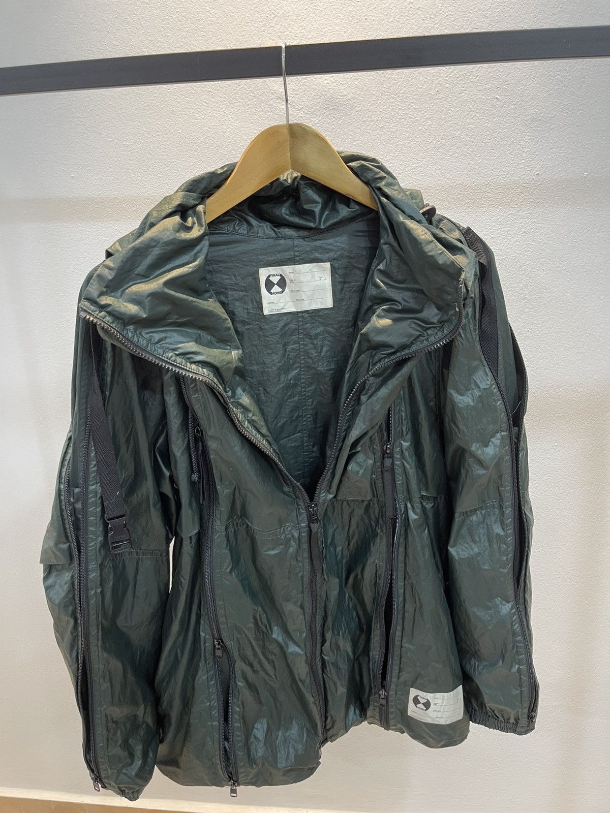 Final Home Final Home Survival Multi Zip Jacket Issey Miyake Size US M / EU 48-50 / 2 - 4 Thumbnail