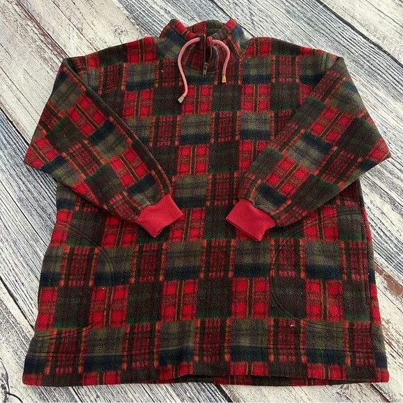 Vintage Vintage 90’e Fleece Pullover Sweatshirt Size XL / US 12-14 / IT 48-50 - 2 Thumbnail