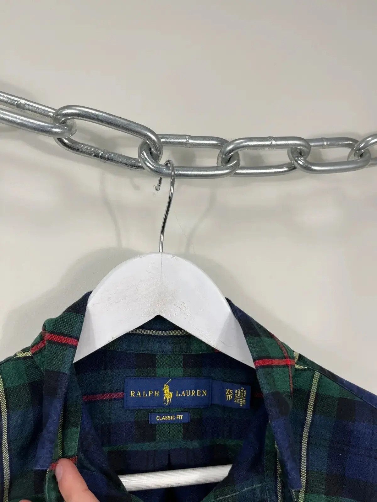 Ralph Lauren Ralph Lauren Men's Tartan Winter Check Button Up Shirt Size US XS / EU 42 / 0 - 4 Thumbnail