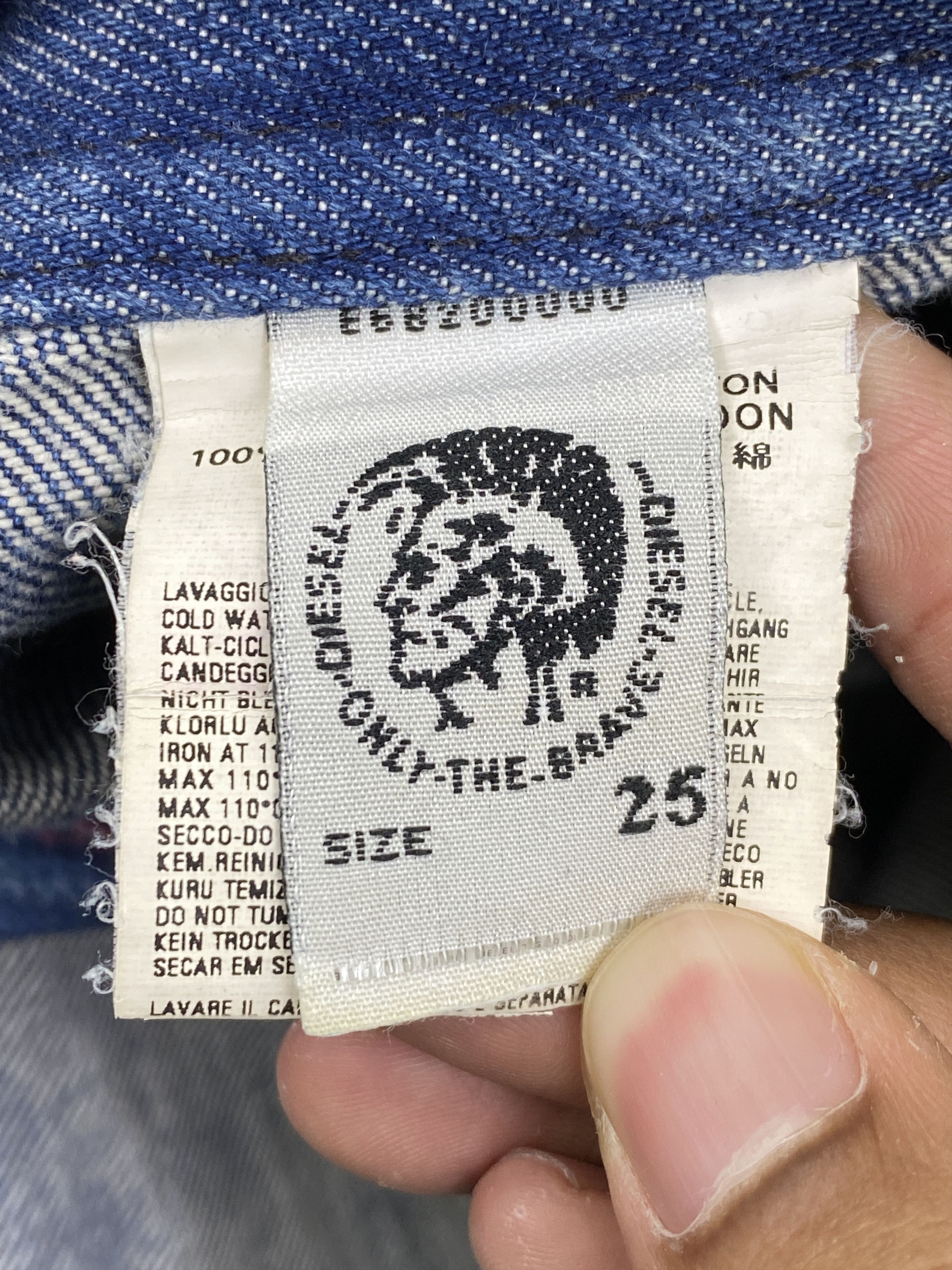 Diesel Vintage Diesel Multi Pocket Denim Blue Jeans DP2744 Size US 28 / EU 44 - 5 Thumbnail