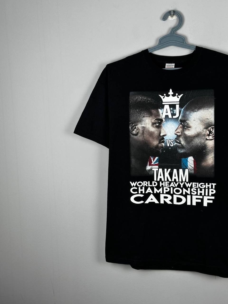 Vintage Anthony Joshua Carlos Takam Boxing UK Promo T Shirt Size US XL / EU 56 / 4 - 9 Thumbnail