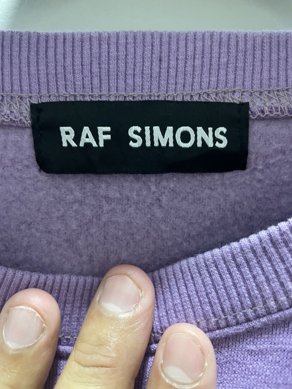 Japanese Brand Inspired by Raf simons sweater big logo on back Size US L / EU 52-54 / 3 - 4 Thumbnail