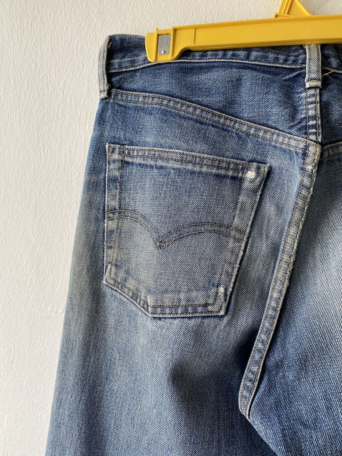Levi's Vintage 90s Levi’s 503B Selvedge Distressed Denim Size US 29 - 15 Thumbnail