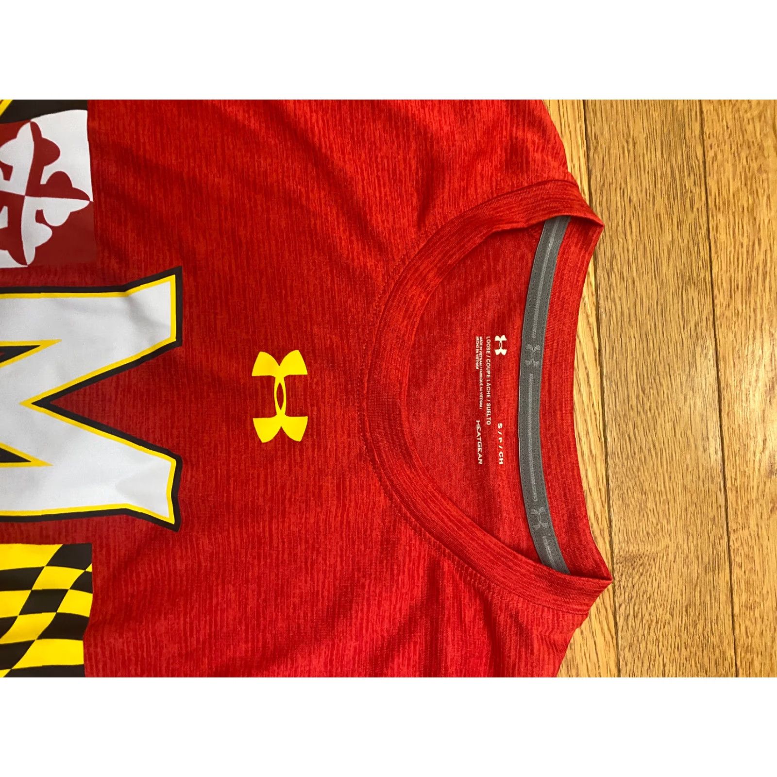 Under Armour Under Armour Maryland Terrapins Basketball Long Sleeve Mens Sz Small Shirt Color Yellow Logo Athletic Pullover Regular Fit Size US S / EU 44-46 / 1 - 3 Thumbnail