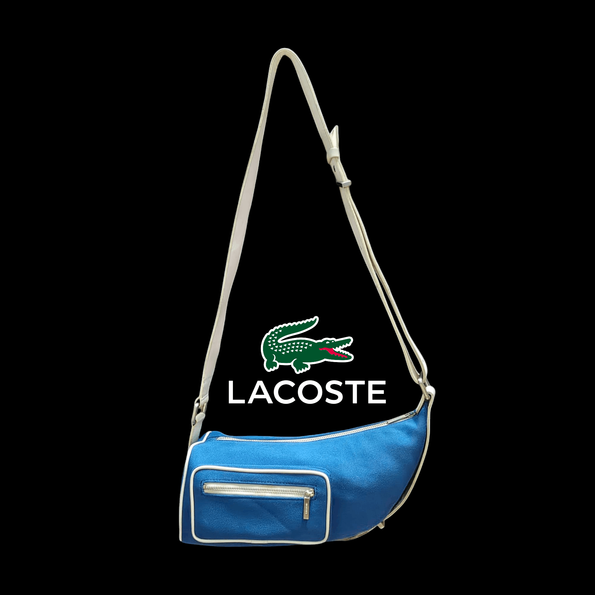 Lacoste Shoulder Bag in Blue, Women's