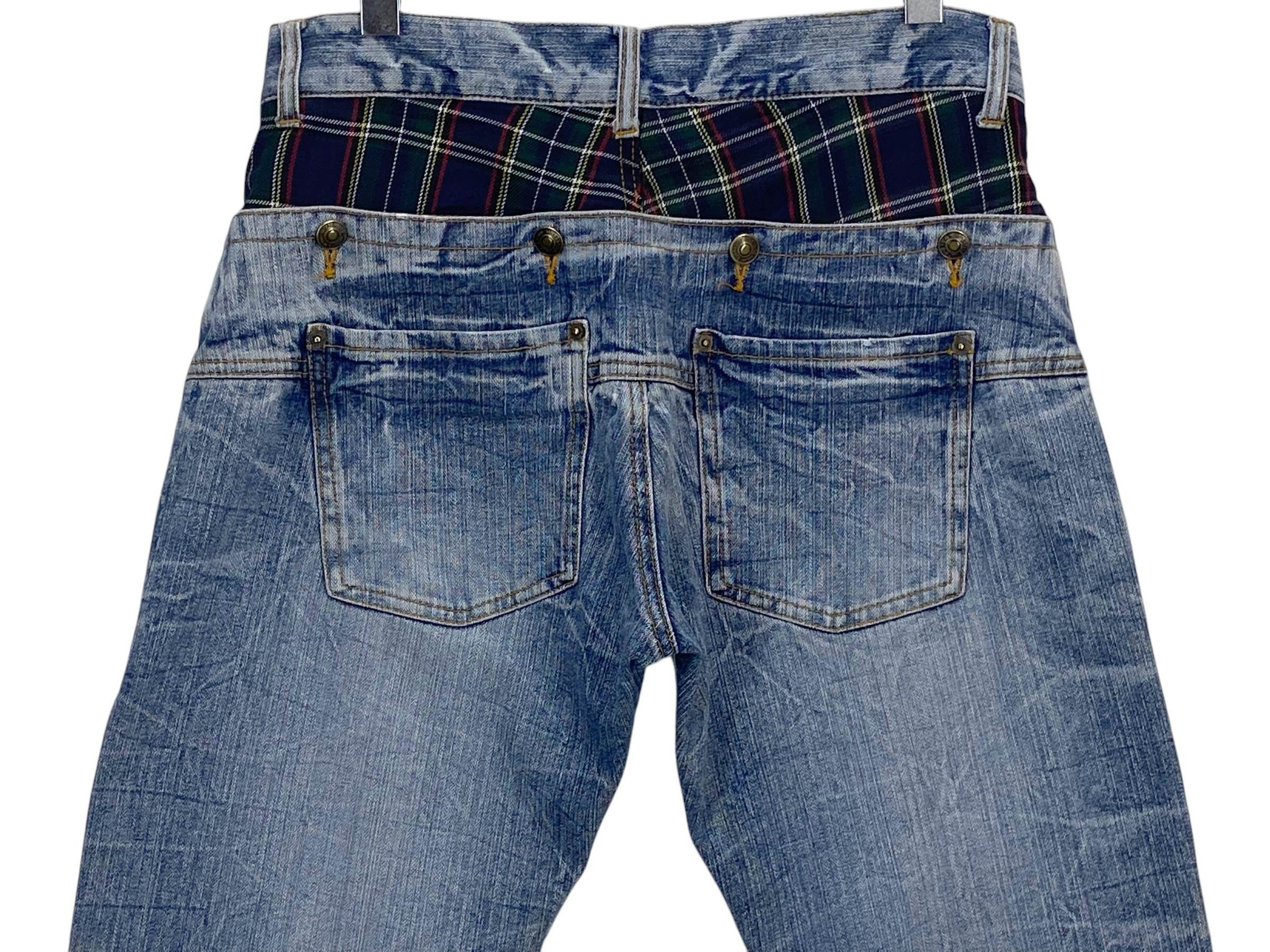 Other Daily Tropics Jeans Double Waist Light Wash Pants Workwear Size US 33 - 6 Thumbnail
