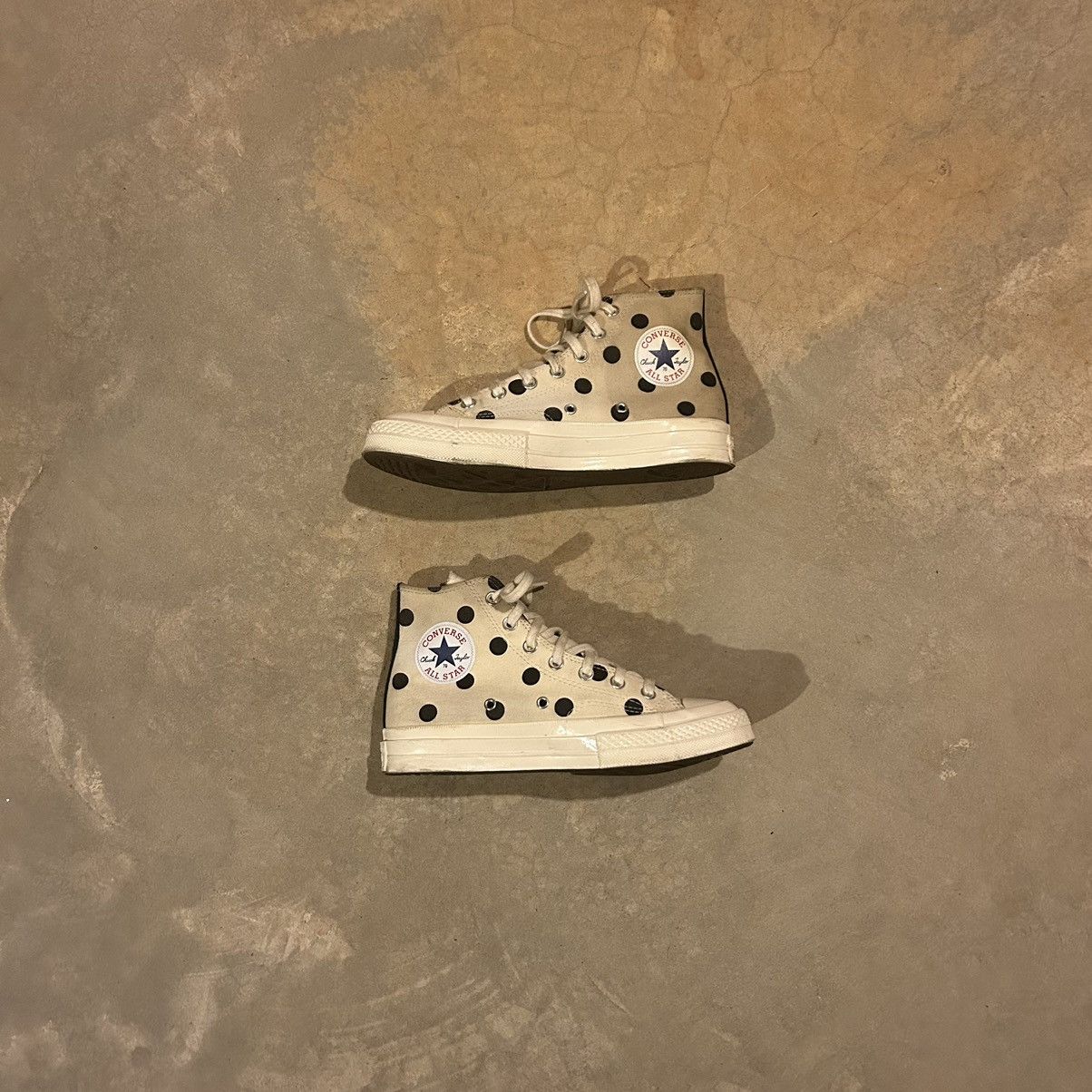 Comme des Garcons PLAY × Converse Converse All Star 70 Hi CDG Play Polka Dot US 6 Size US 6 / EU 39 - 2 Thumbnail