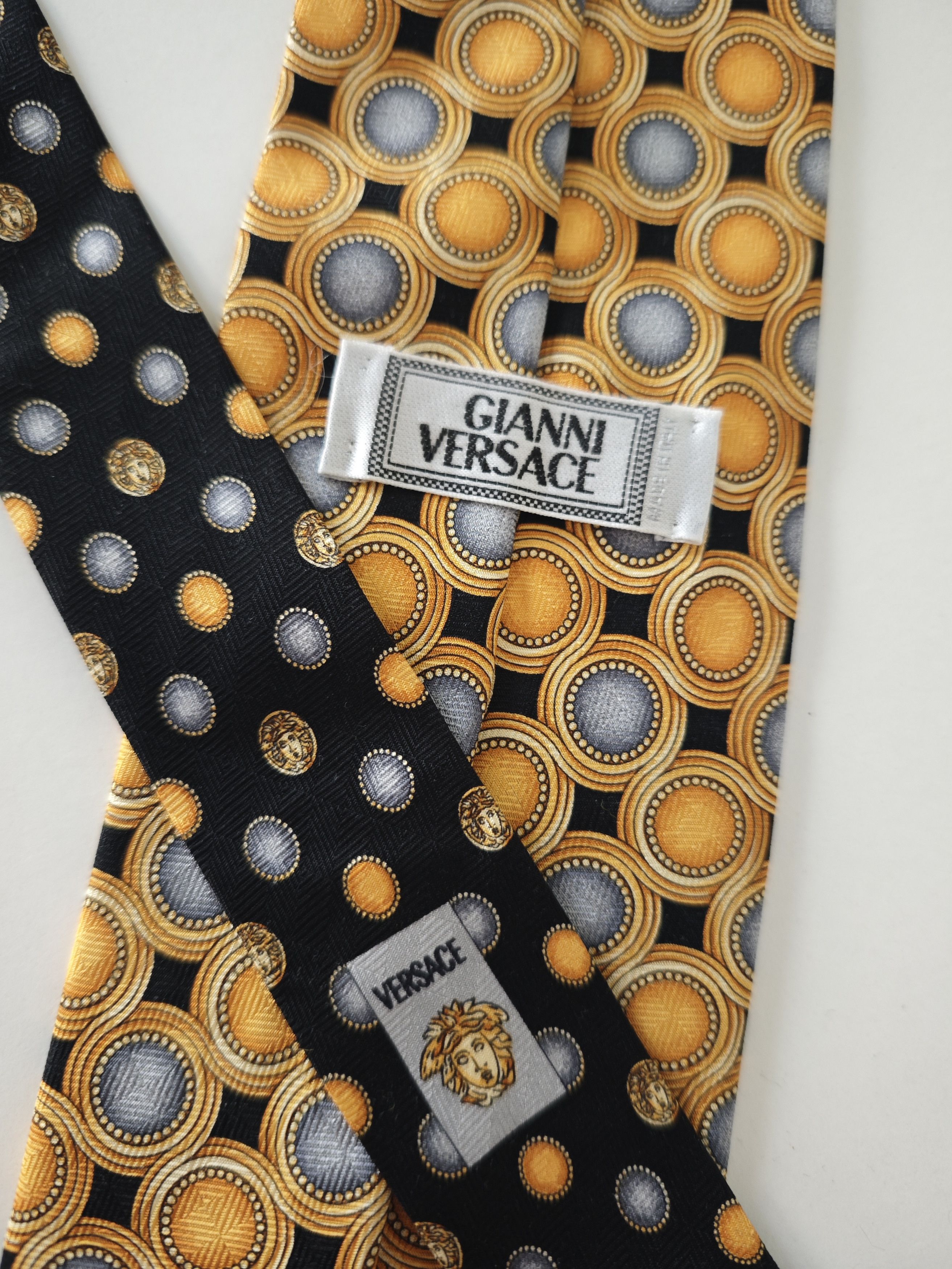 Versace Vintage 90's Gianni Versace Silk Tie Size ONE SIZE - 6 Thumbnail