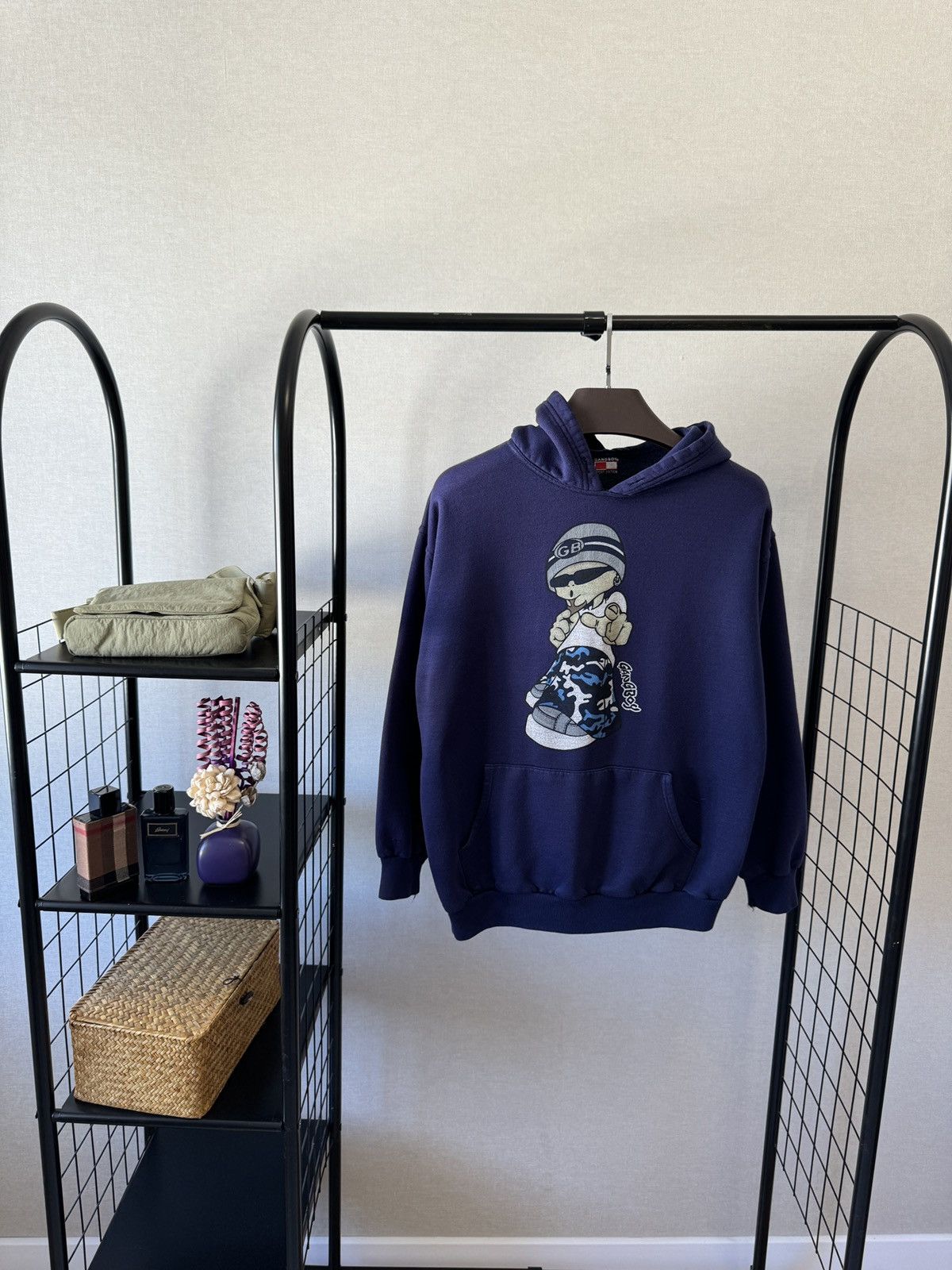 Rap Tees Gang Boy vintage distressed faded Rap big logo hoodie Size US L / EU 52-54 / 3 - 2 Thumbnail