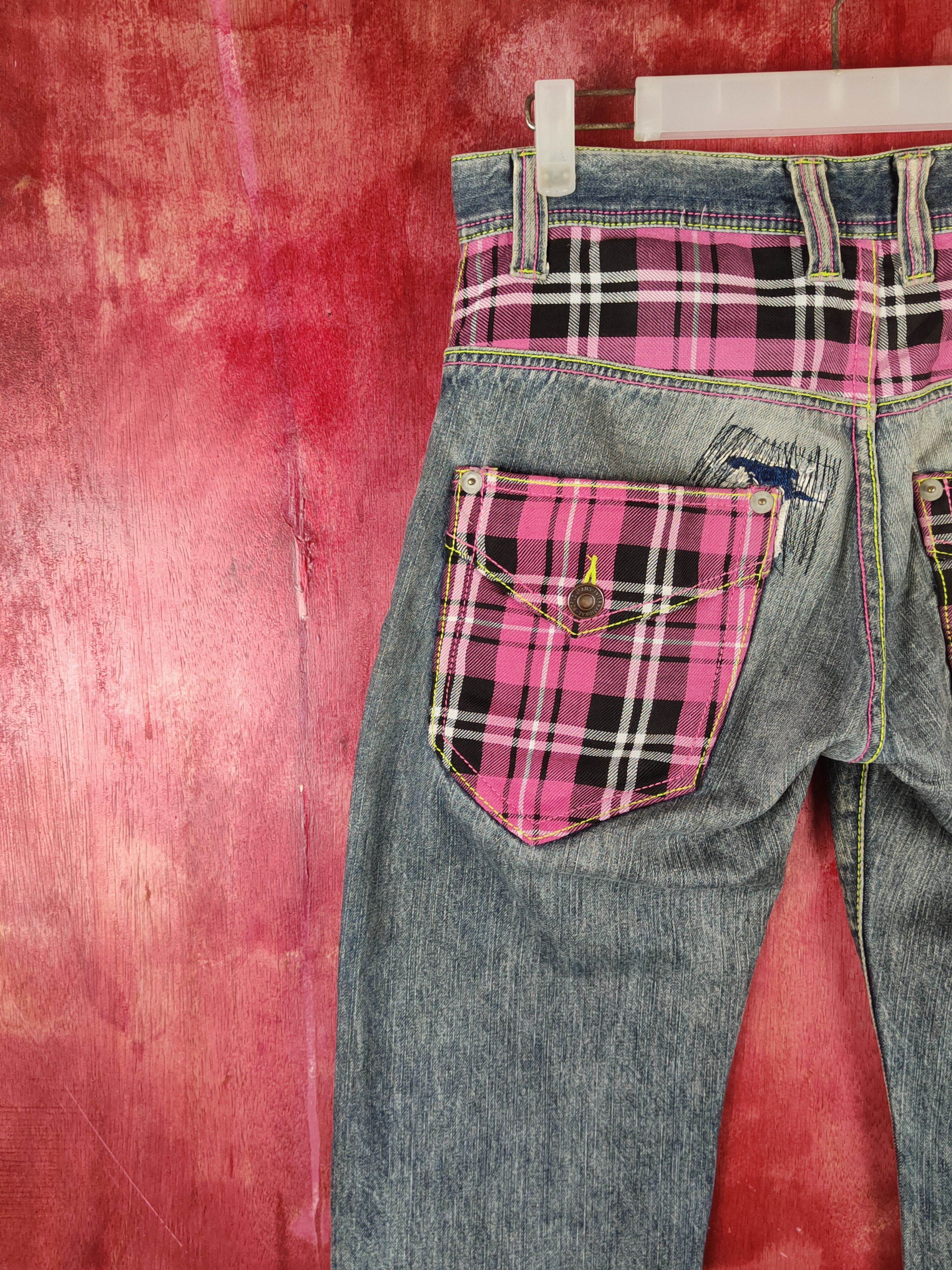 Japanese Brand Memory Special Dark Blue Faded Multipocket Denim #S1617 Size 31" - 10 Thumbnail