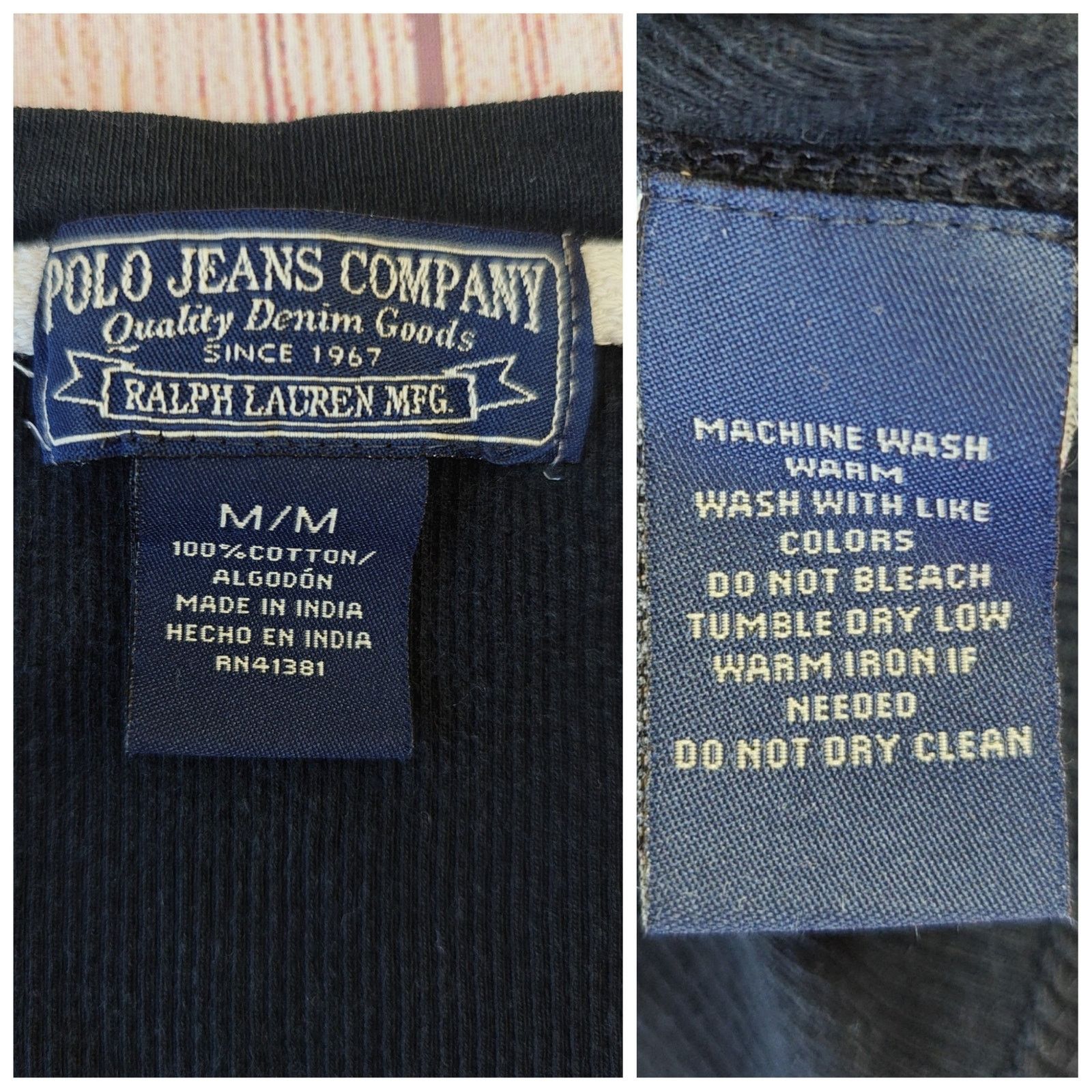 Ralph Lauren Vintage 90s Polo Jeans Company Ralph Lauren ribbed Henley M Size M / US 6-8 / IT 42-44 - 8 Thumbnail