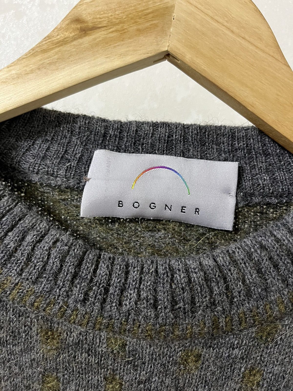 Bogner × Vintage Bogner Vintage Alpaca Mohair and Wool Sweater Size US XL / EU 56 / 4 - 2 Thumbnail