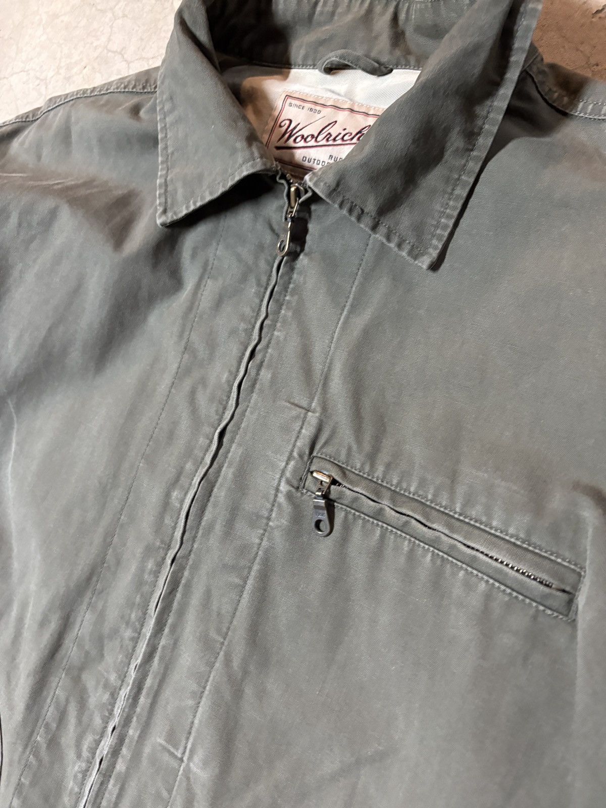 Woolrich Woolen Mills VTG 90s Woolrich Work Detroit Style Jacket Faded Olive Green Size US L / EU 52-54 / 3 - 2 Thumbnail