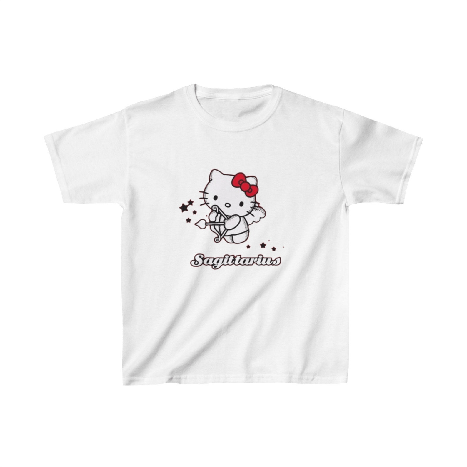 Other Sagittarius Hello Kitty Graphic Baby Tee Size S / US 4 / IT 40 - 2 Thumbnail
