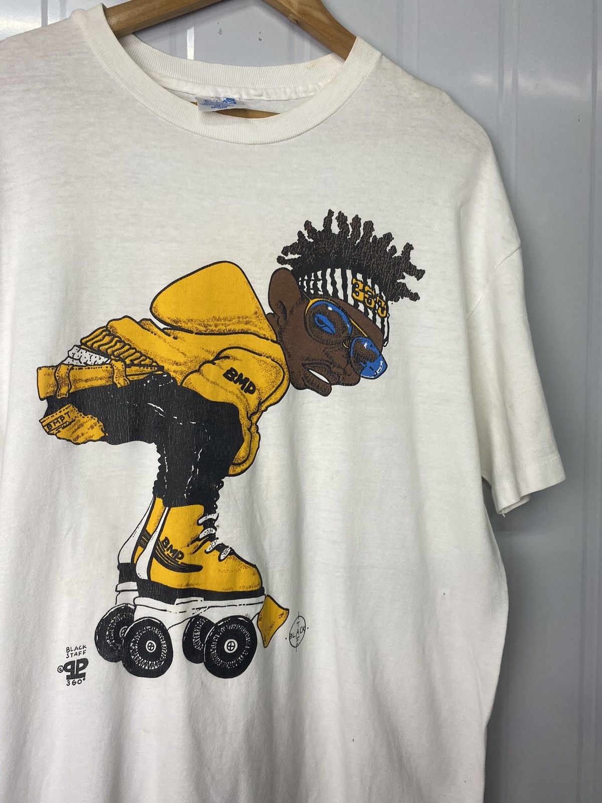 VERY RARE! Vintage 90s Skate Tees BMP Hookups Parody