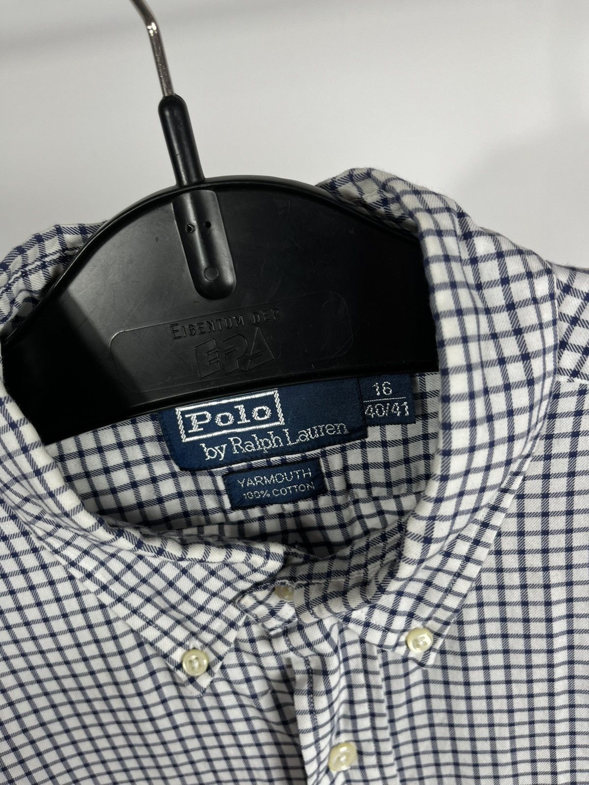 Polo Ralph Lauren Polo Ralph Lauren Checked Shirt Yarmouth 16 40/41 Cotton Size US L / EU 52-54 / 3 - 5 Thumbnail
