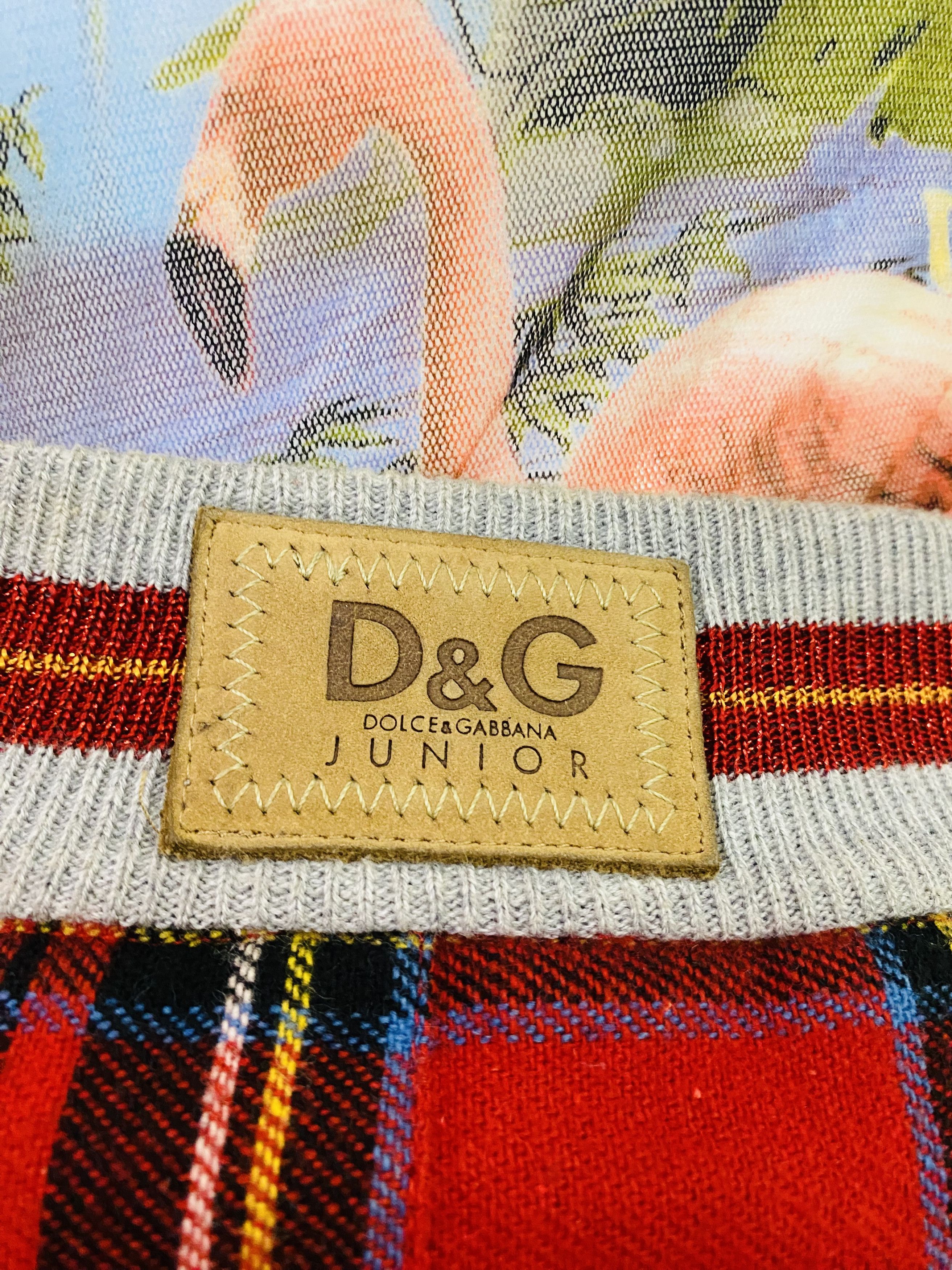 Dolce & Gabbana Y2K Dolce & Gabbana D&GTartan Pleated Schoolgirl Plaid Skirt Size 27" / US 4 / IT 40 - 7 Thumbnail