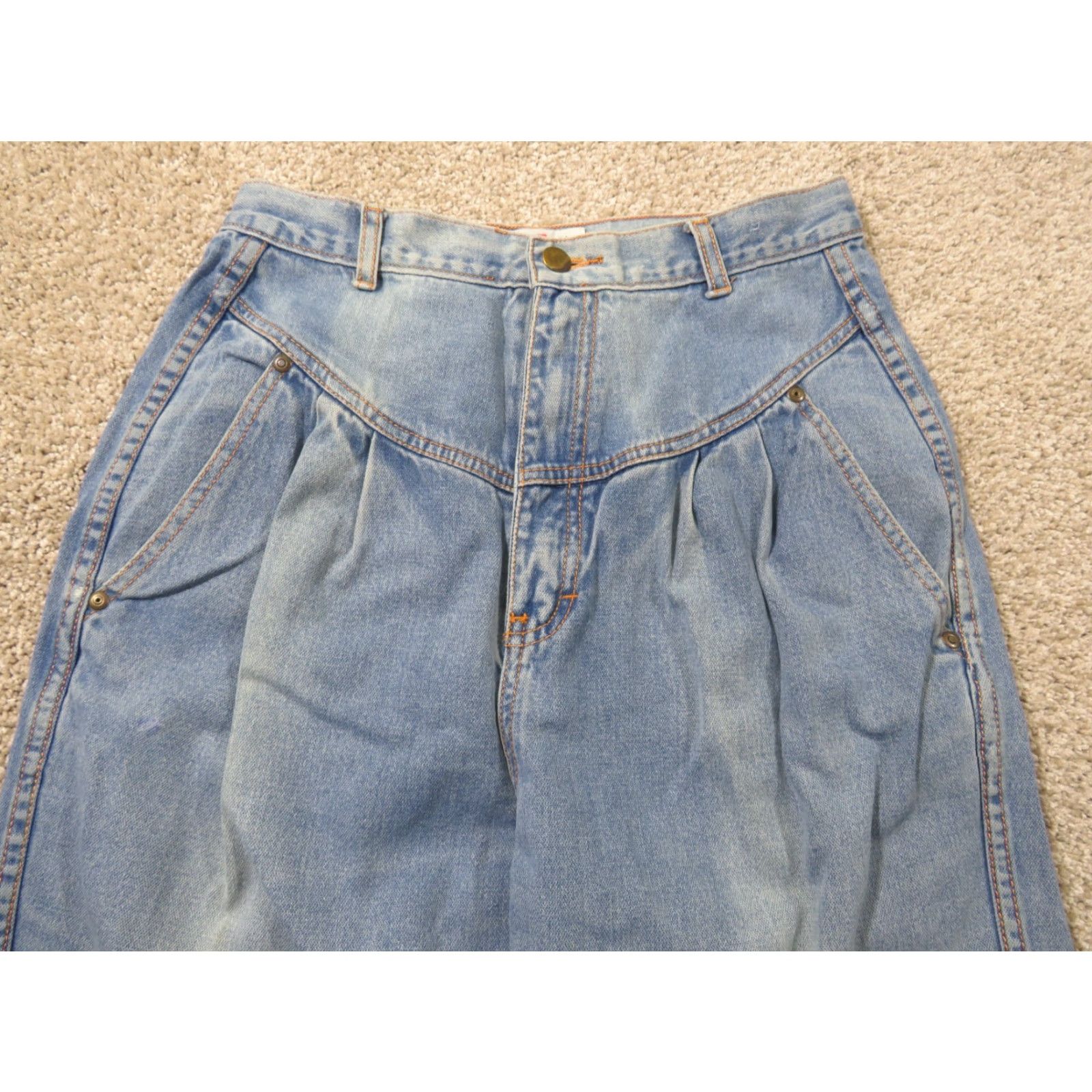 J Brand VINTAGE AJ Brandon Jeans Women 10 27x30 High-Rise Mom Denim Western 80s 90s Retro Cowgirl Western Casual Size 32" / US 10 / IT 46 - 4 Thumbnail