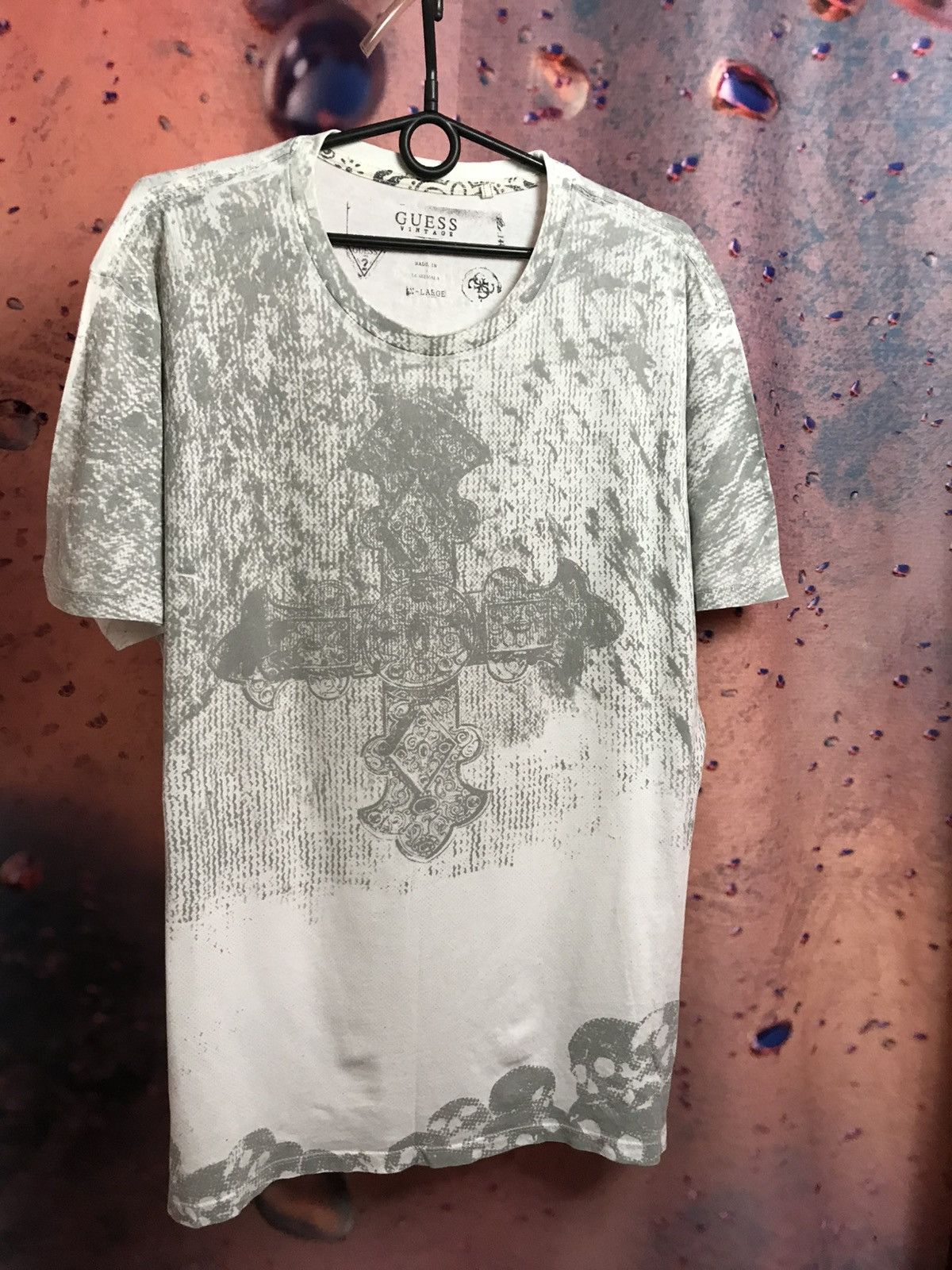 Guess Guess luxury vintage streetwear tee Size US XL / EU 56 / 4 - 2 Thumbnail