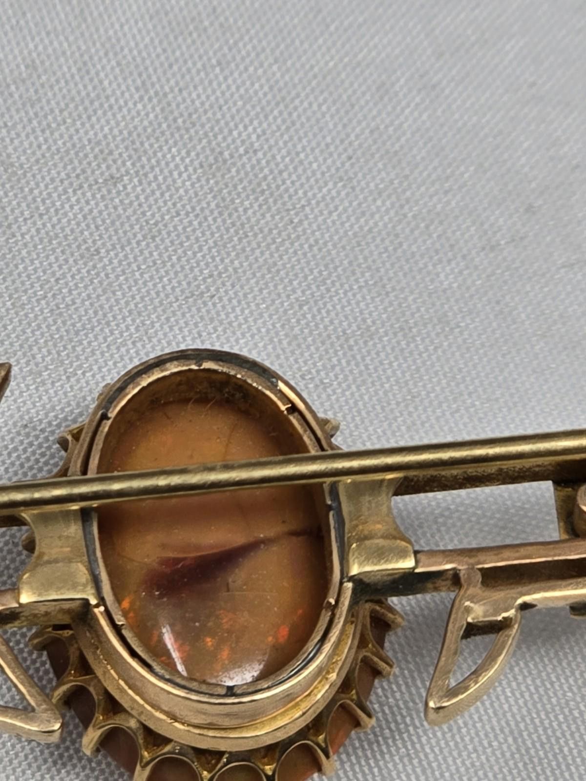 Victorinox Antique Victorian 14k Gold 11.6g Opal in Matrix Brooch Size ONE SIZE - 4 Thumbnail