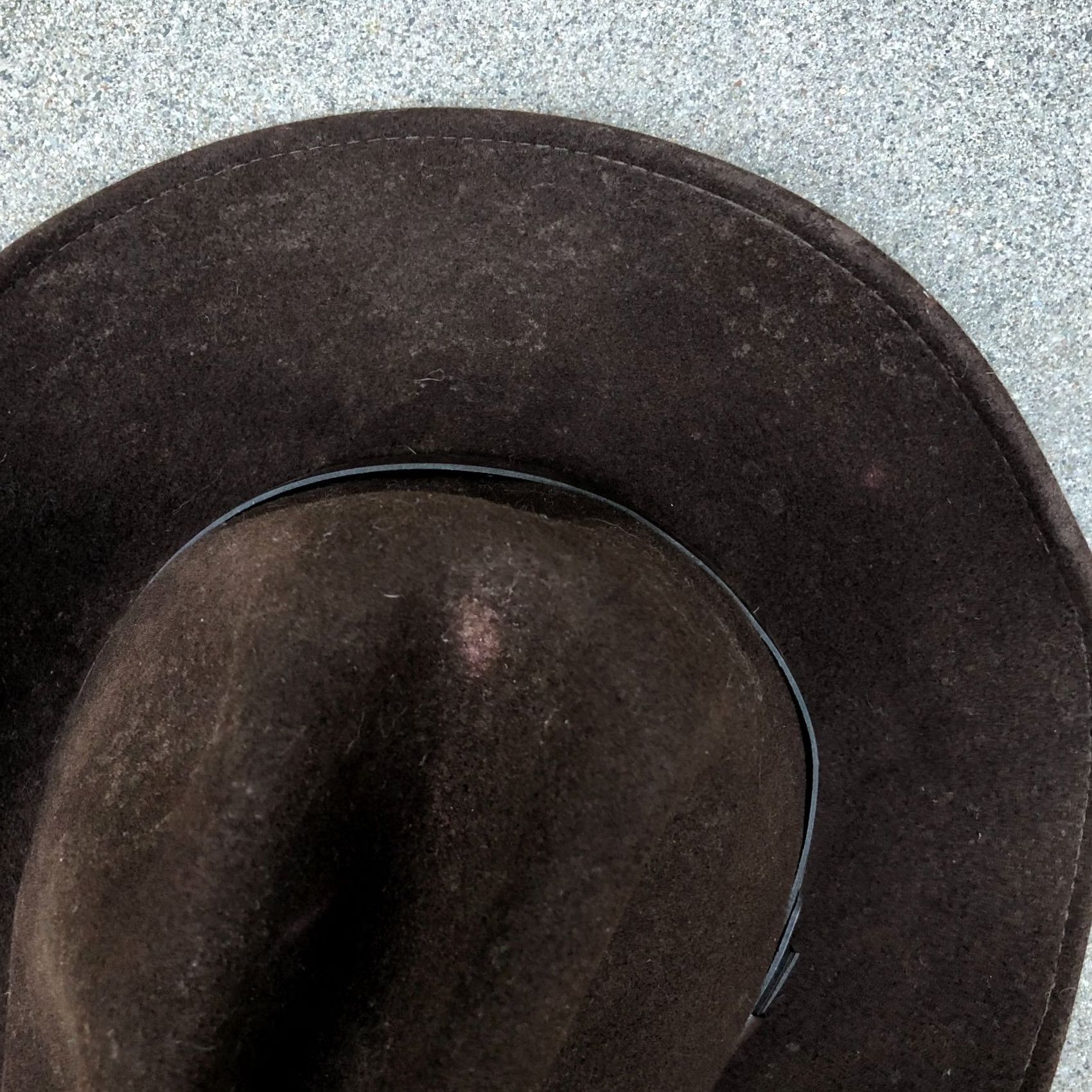 Bailey 44 VINTAGE Bailey Hat Mens XL Brown Chisholm Cowboy Men Wool Felt WPL5923 Cap Size ONE SIZE - 4 Thumbnail