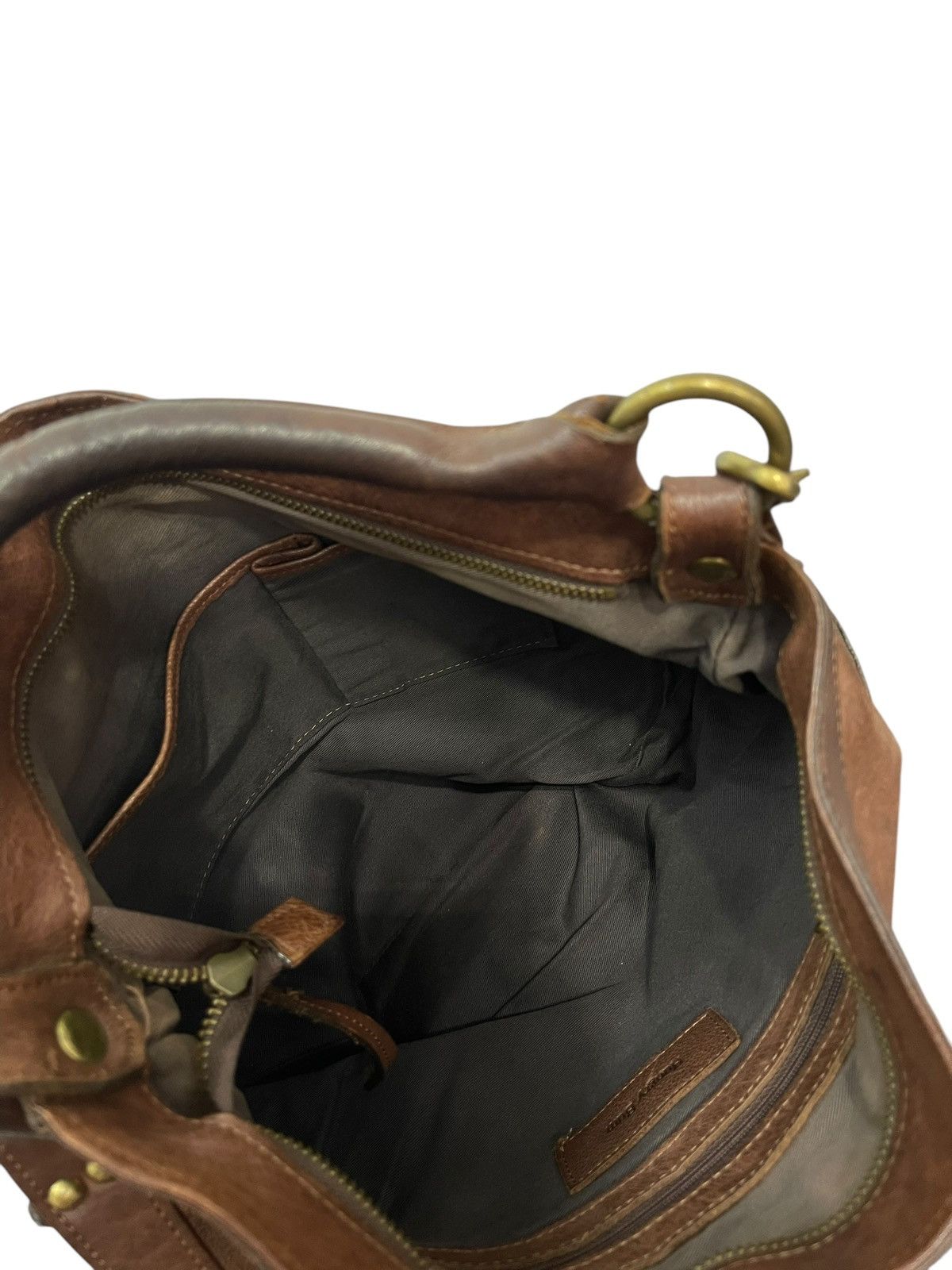 Leather Full Leather Patina Hungry Bum Shoulder Bag 1🟩7 Size ONE SIZE - 20 Thumbnail