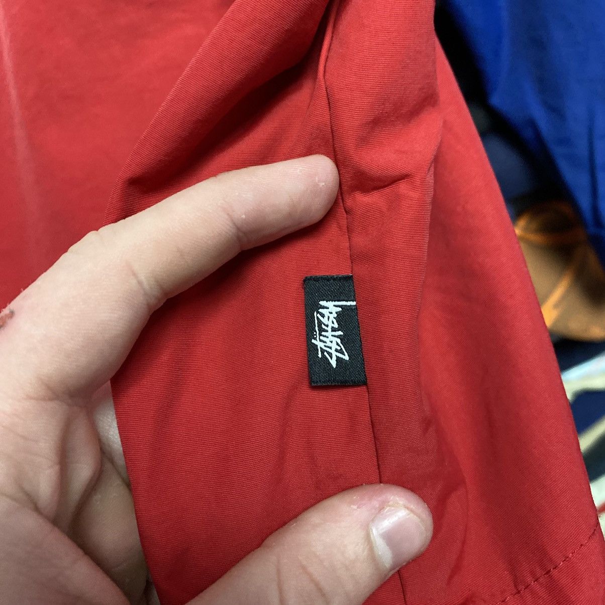 Stussy Luxury Stussy Small logo y2k nylon streetwear jacket size XL Size US XL / EU 56 / 4 - 8 Thumbnail