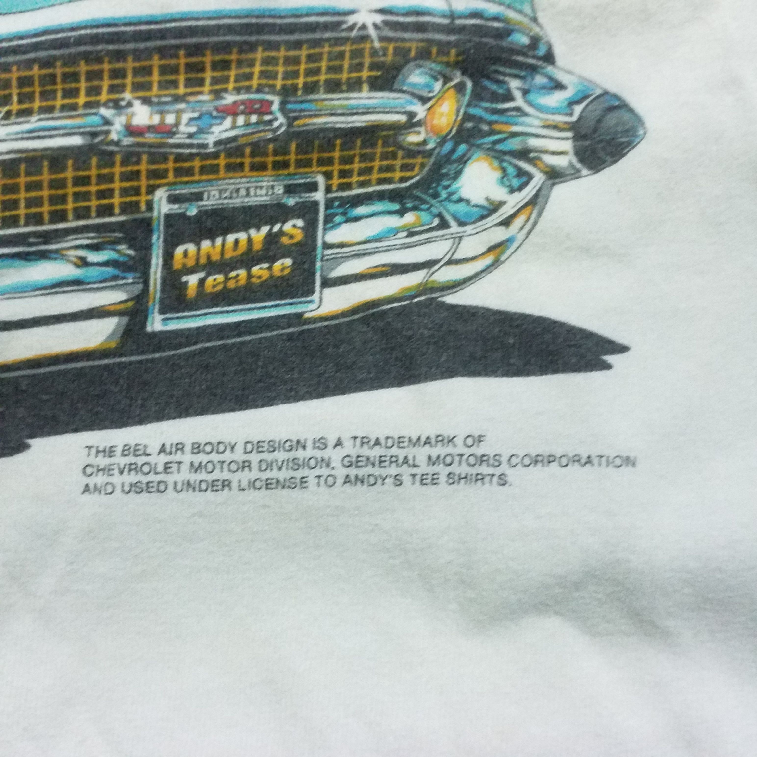 Vintage HANES VINTAGE ANDYS TEE SHIRT 1993 Size US L / EU 52-54 / 3 - 4 Thumbnail