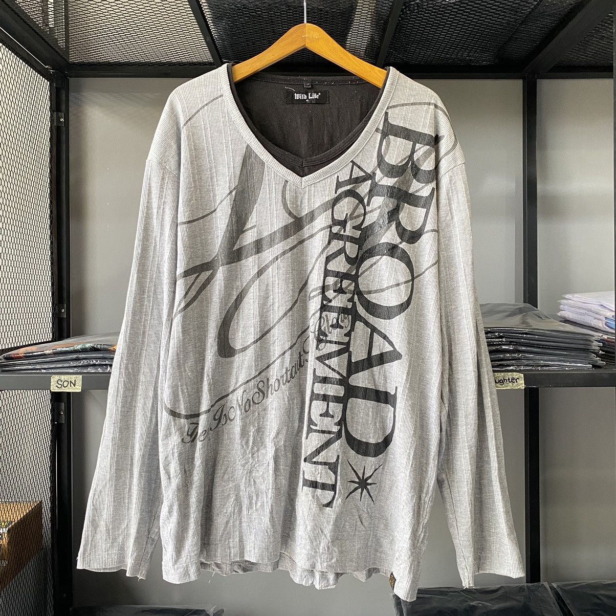 Beauty Beast × If Six Was Nine × Japanese Brand Japanese Style Broad Agreement Double Layer Long Sleeve Tees Size US L / EU 52-54 / 3 - 1 Thumbnail