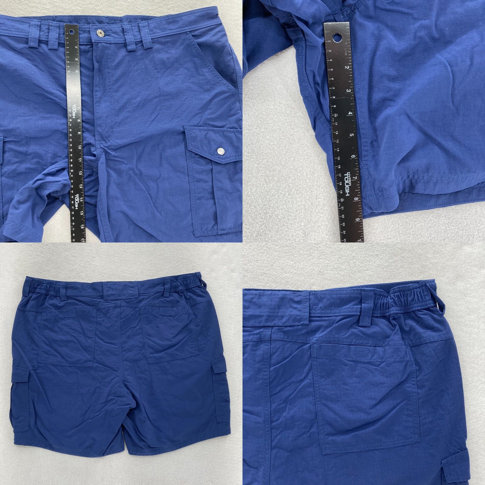 Vintage Duluth Armachillo Cargo Shorts Mens 44 Relaxed Blue Ripstop Hiking Shorts Size US 44 / EU 60 - 8 Thumbnail