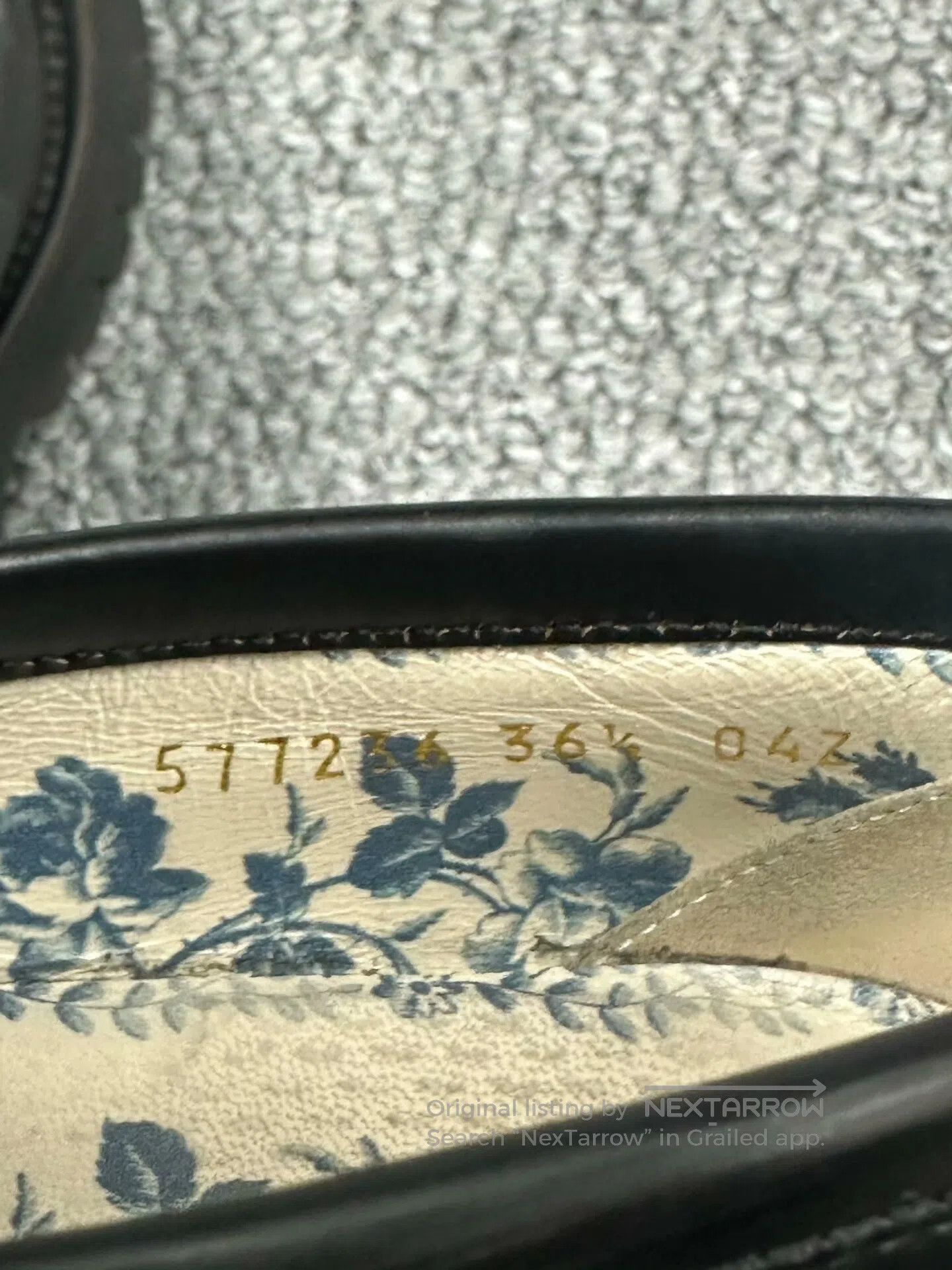 Gucci Guicci Black Horsebit and Bee Embroidered Loafers| Size US 6 / IT 36 - 6 Thumbnail