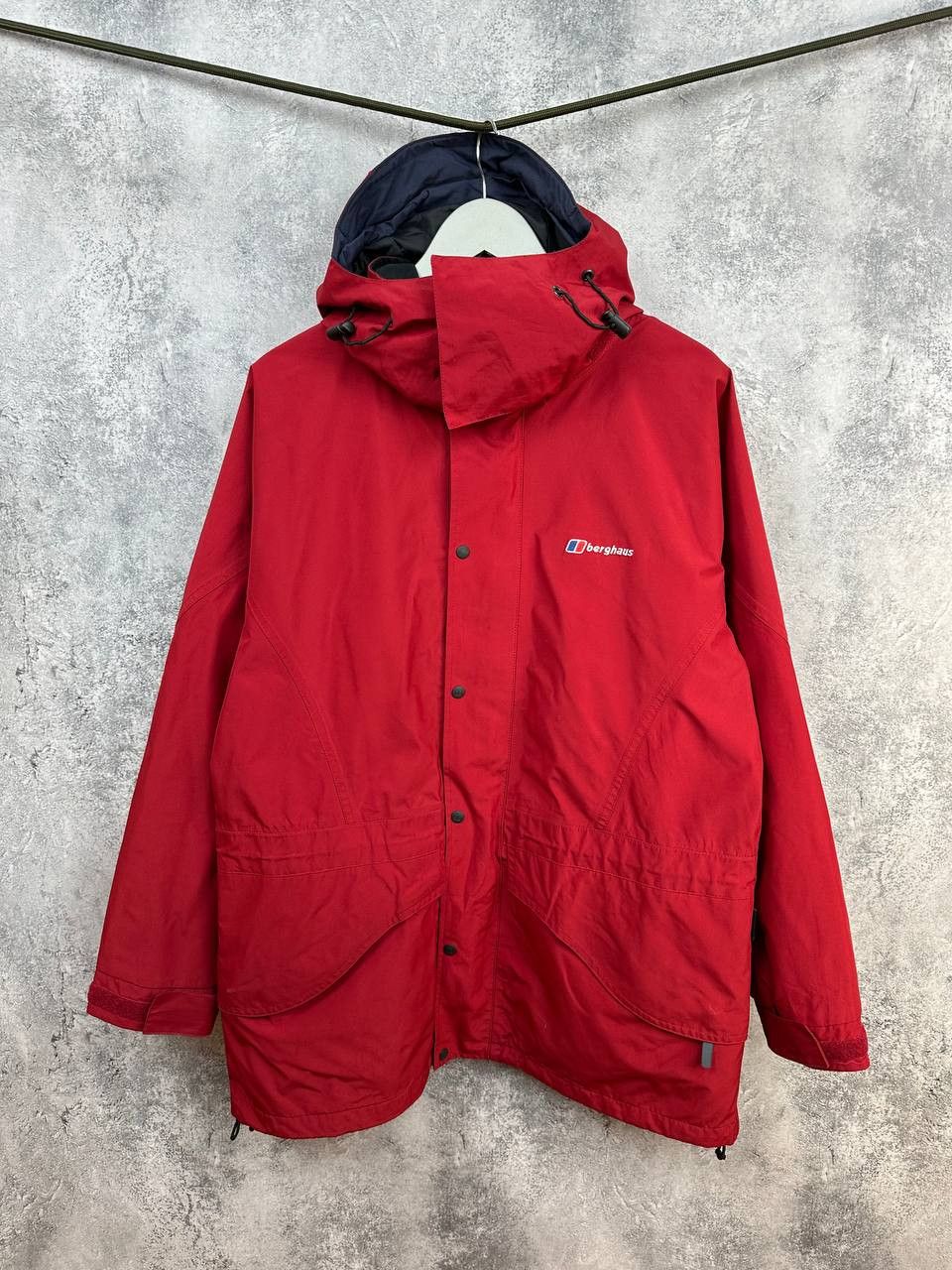 Berghaus Berghaus Gore-Tex Hooded Outdoor Jacket Red Waterproof Size XL / US 12-14 / IT 48-50 - 1 Thumbnail