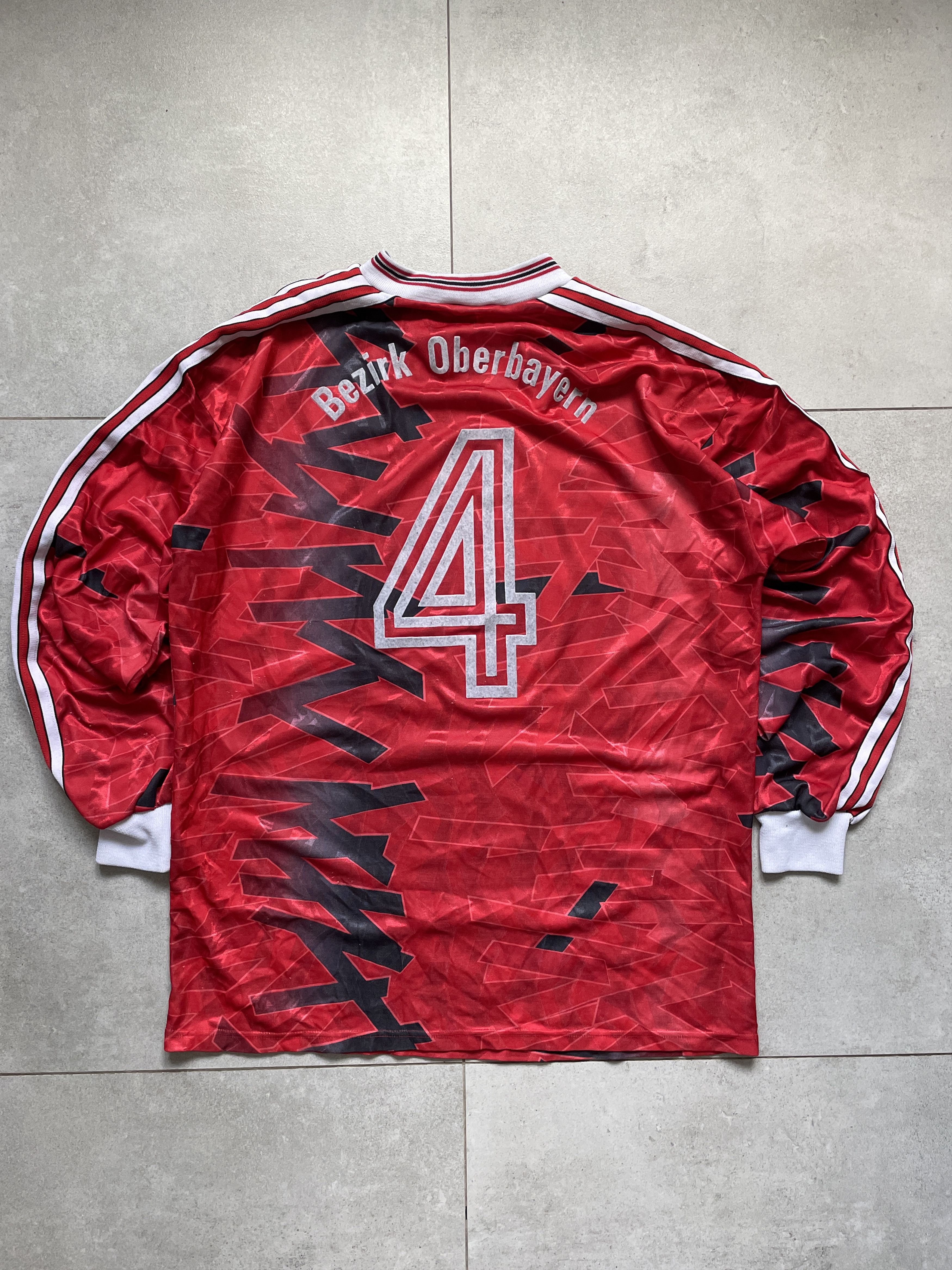 Adidas VINTAGE 90S ADIDAS RED BLOKECORE TEMPLATE LONGSLEEVE JERSEY Size US L / EU 52-54 / 3 - 2 Thumbnail