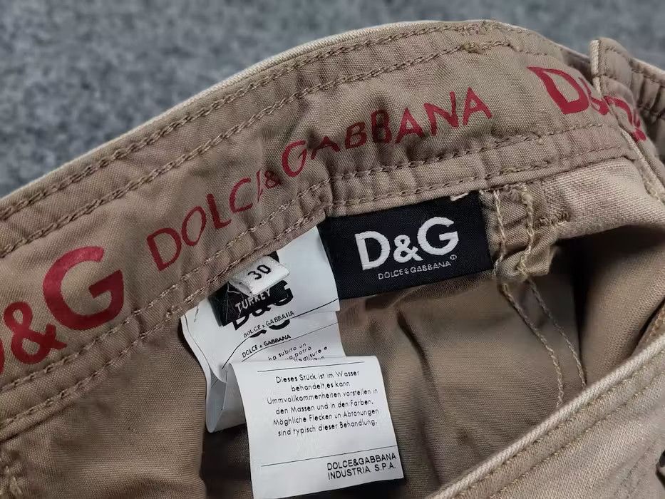 Dolce & Gabbana Vintage 90's Dolce & Gabbana amazing Beige denim tight Jeans Size 30" / US 8 / IT 44 - 7 Thumbnail