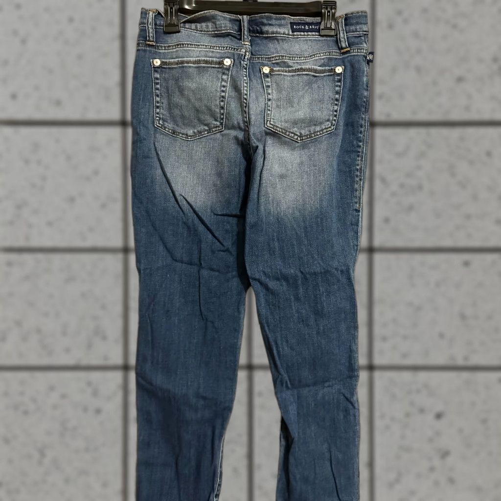 Vintage Rock & Republic Jeans Women's 10M Distressed Thrashed Indee Jeans Pants Size 32" / US 10 / IT 46 - 1 Thumbnail